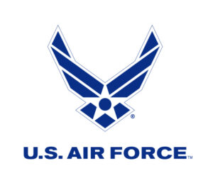 The Air Force Symbol is a registered trademark. Use of this logo by any non-Federal entity must receive permission from the Air Force Branding and Trademark Licensing Office at licensing@us.af.mil.

Non-Federal entities wishing to use the Air Force Symbol should reference the DoD Guide on the use of Government marks. The link to the guide can be found at http://www.defense.gov/Media/Trademarks. 

Those with a valid CAC may download high-resolution versions of the Symbol from the Air Force Portal. The link to the graphics is located under the “Library and Resources” tab. Guidance on the proper use and display of the Symbol can be found in AFI35-114.